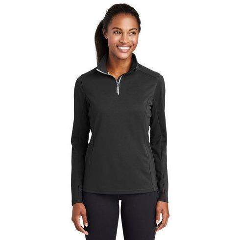 Sport-Tek® Ladies Sport-Wick® Textured 1/4-Zip Pullover – Shop Forest River